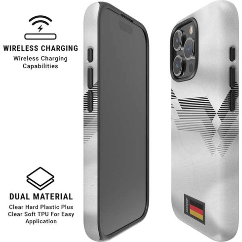 Germany Soccer Flag iPhone 16 Pro Max Magsafe Impact Case